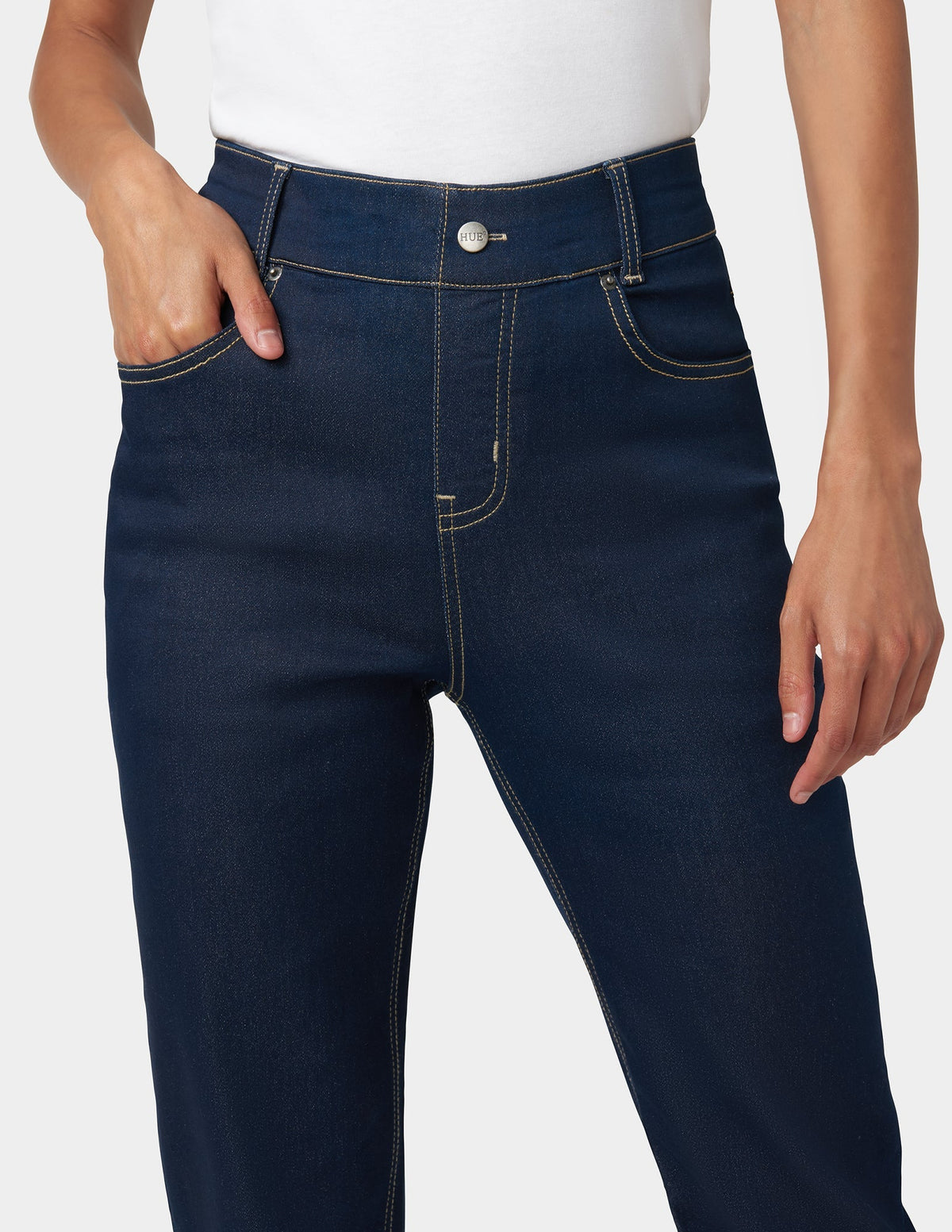Hi-Rise Bootcut Denim - Dark Rinse Wash | Hue