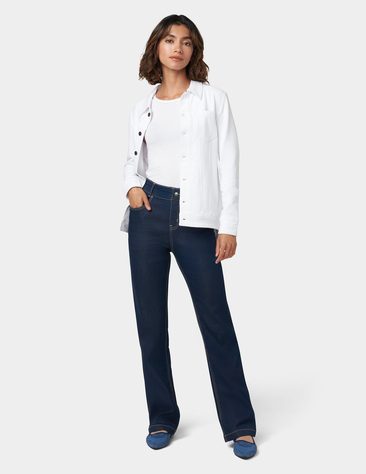 Hi-Rise Bootcut Denim - Dark Rinse Wash | Hue