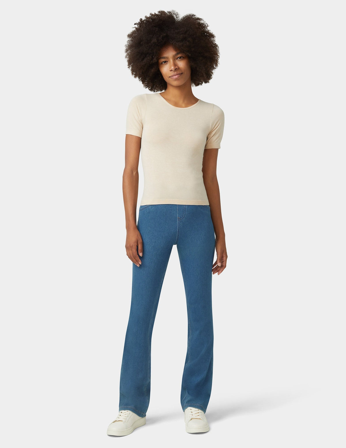 Ultra Soft Denim Baby Bootcut - Medium Wash | Hue