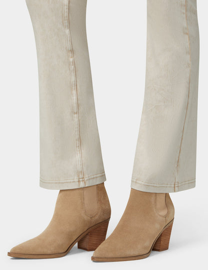 Ultra Soft Denim Baby Bootcut - Oatmeal Acid Wash | Hue