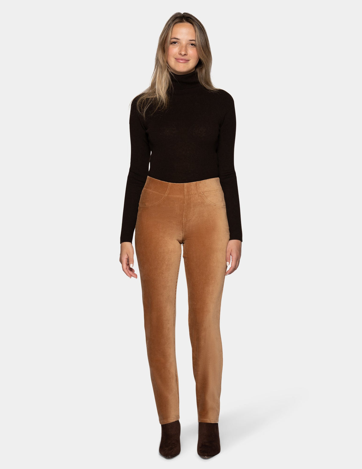 Classic Corduroy Pant - Camel | Hue