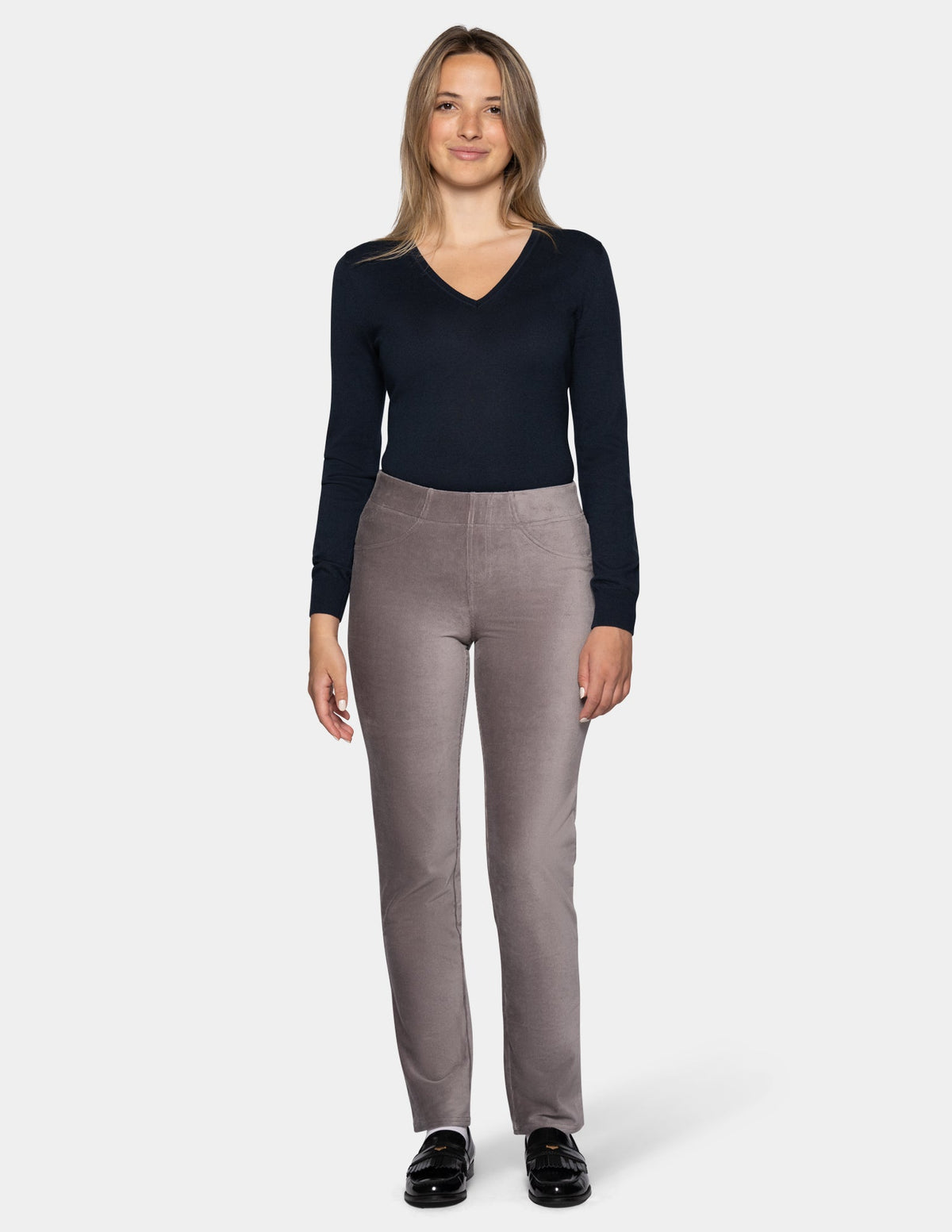 Classic Corduroy Pant - Metal | Hue