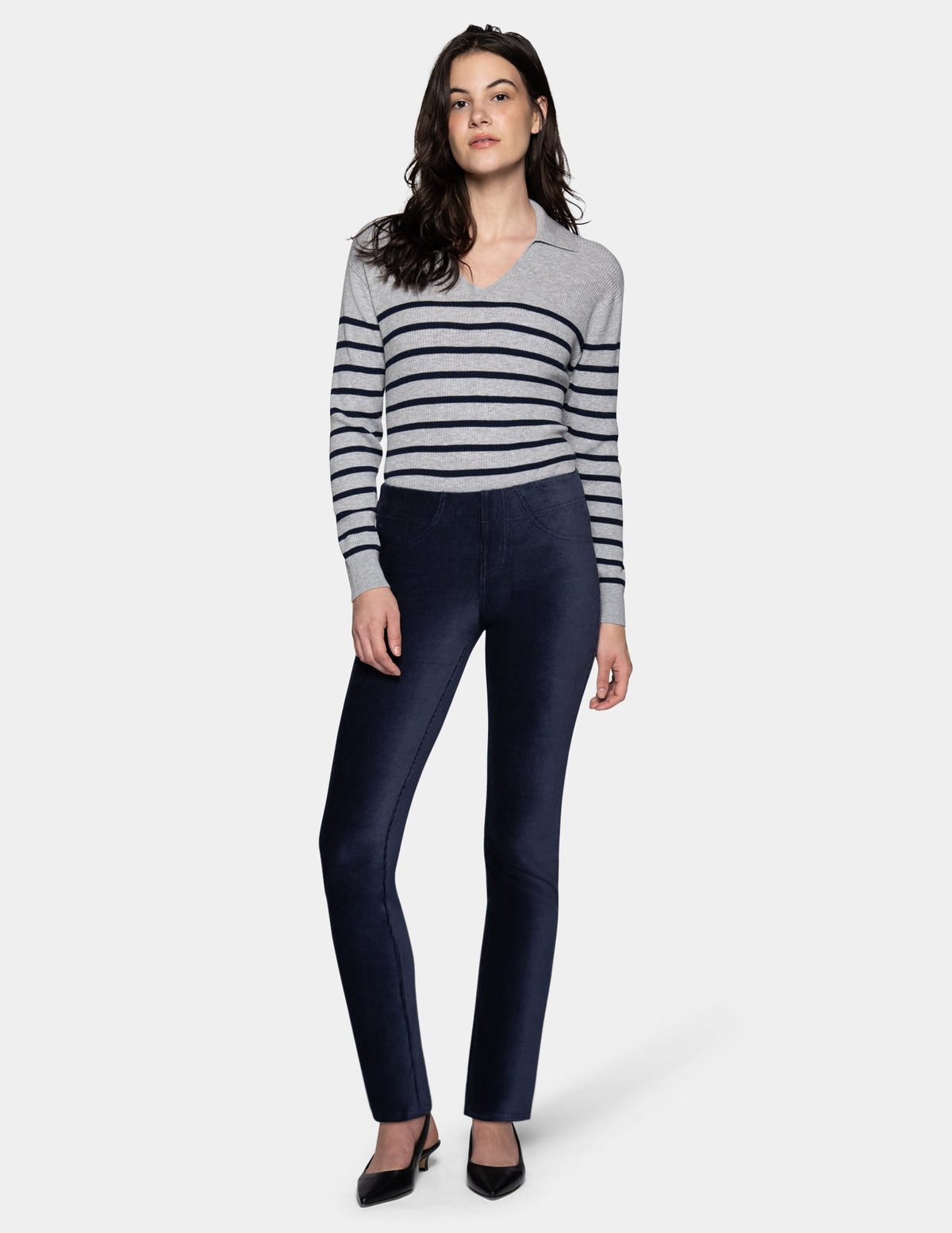Classic Corduroy Pant - Navy | Hue