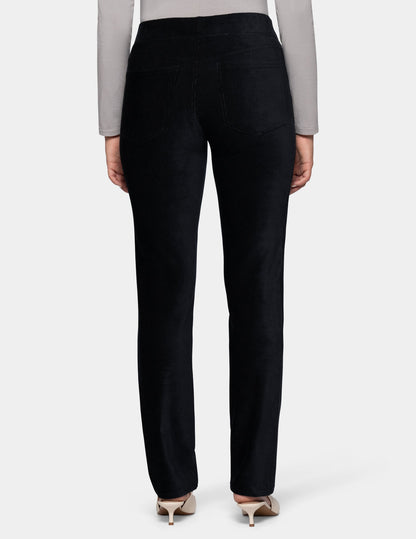 Classic Corduroy Pant - Black | Hue