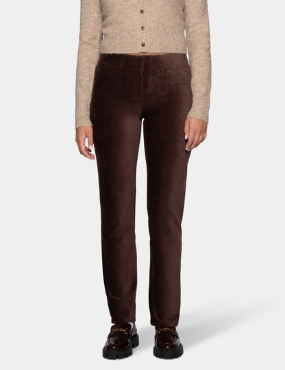 Classic Corduroy Pant - Coffee | Hue