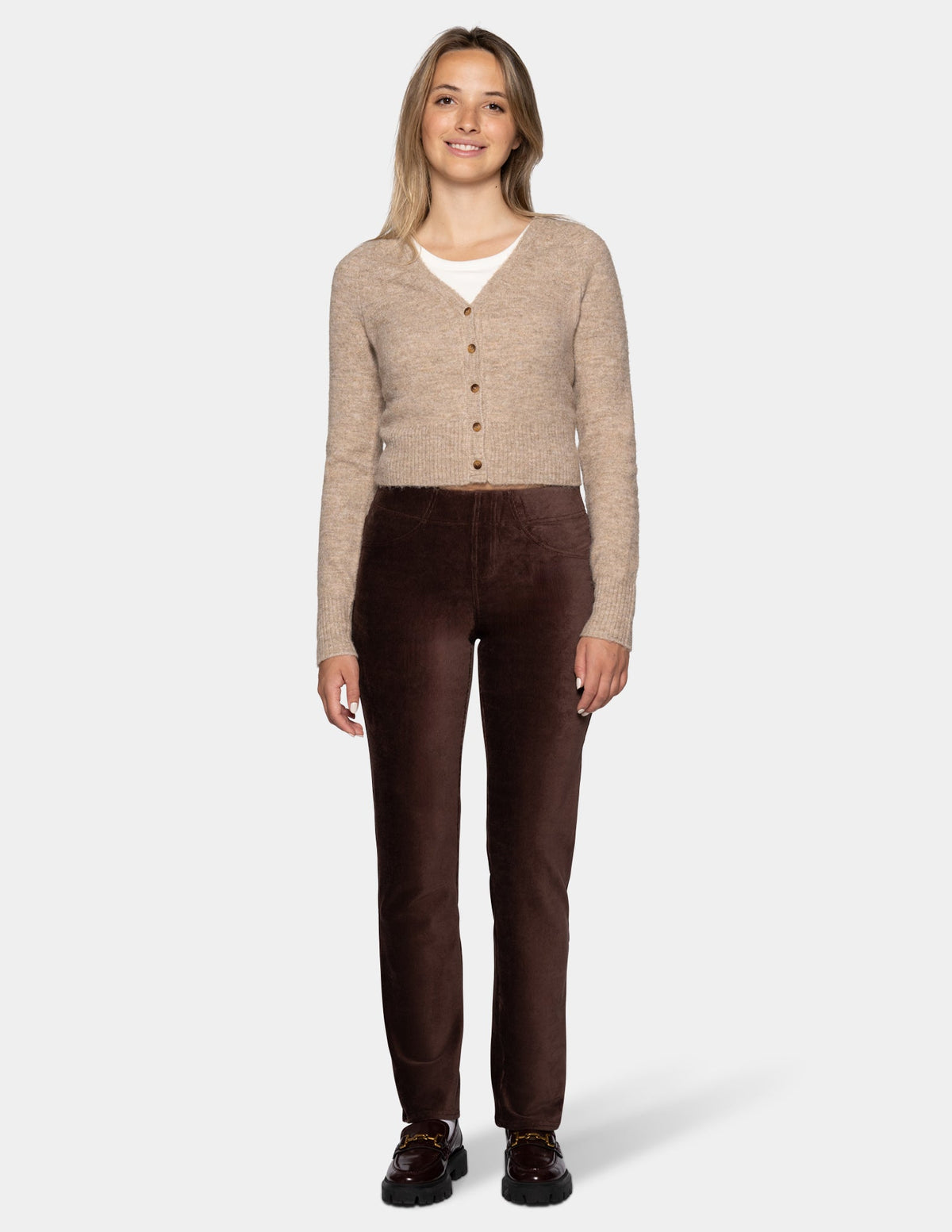 Classic Corduroy Pant - Coffee | Hue