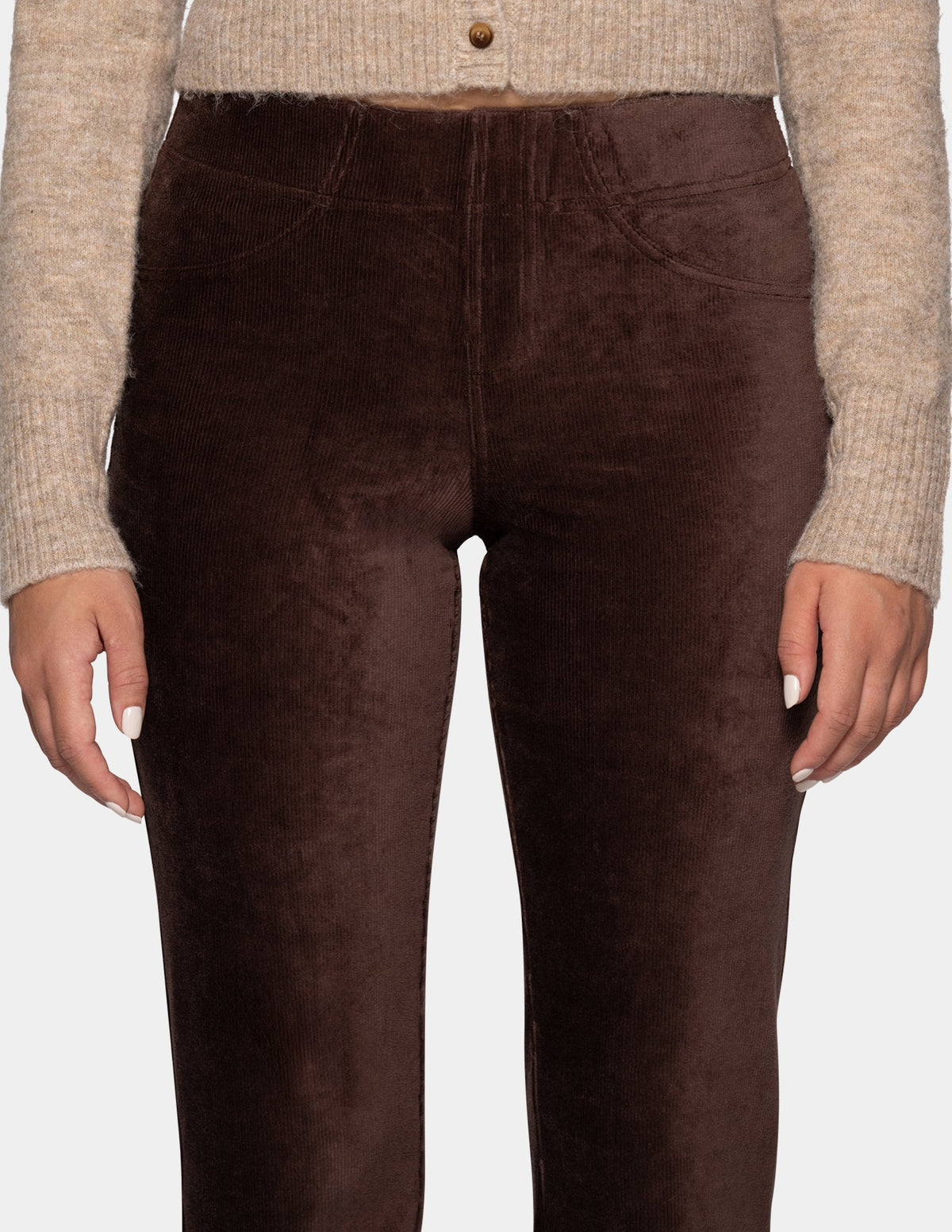 Classic Corduroy Pant - Coffee | Hue