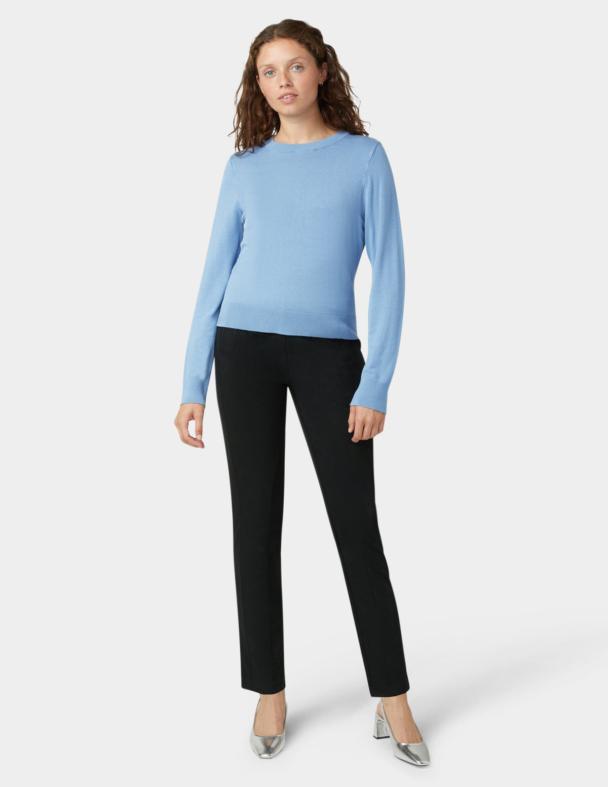 Ride or Die Suede Pull-On Pant - Black | Hue