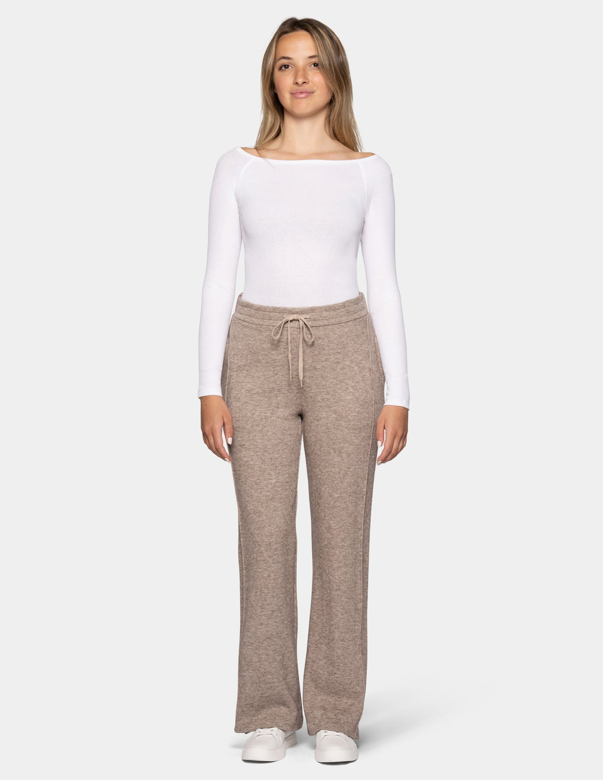 Soft Jersey Trackpant - Oatmeal Heather | Hue