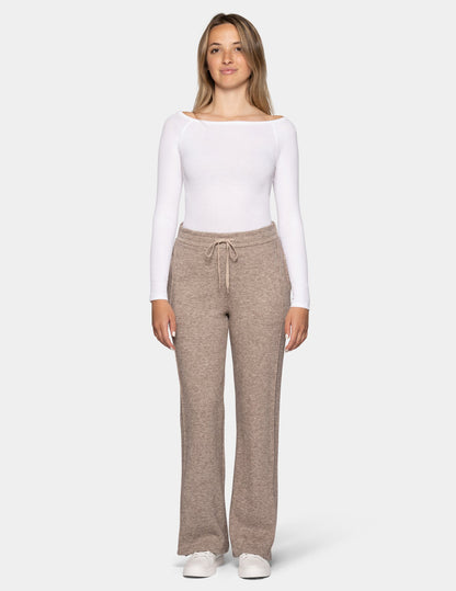 Soft Jersey Trackpant - Oatmeal Heather | Hue