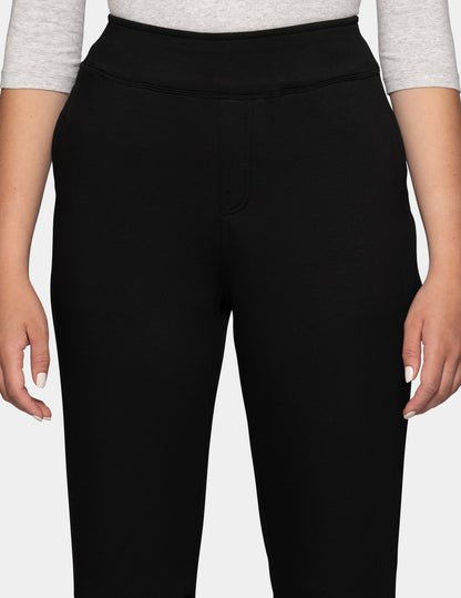 Jetset Jersey Hi-Rise Jogger - Black | Hue