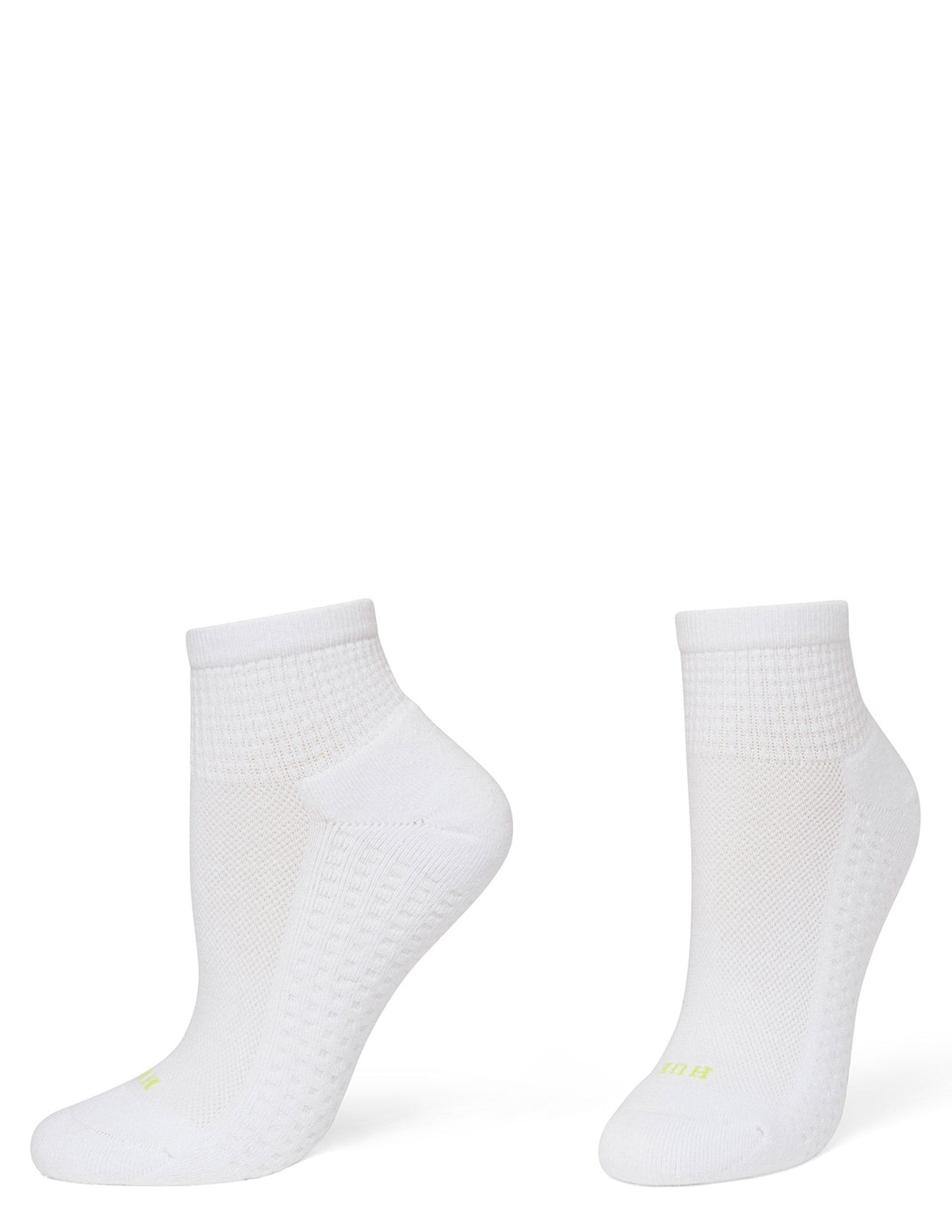 Air Cushion Quarter Top Socks 3 Pair Pack - White | Hue
