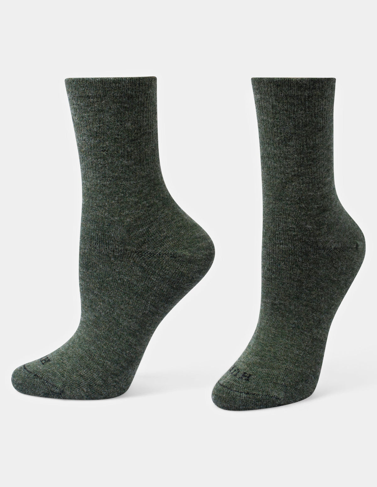 Wool Blend Mini Crew 2 Pair Pack - Olive | Hue