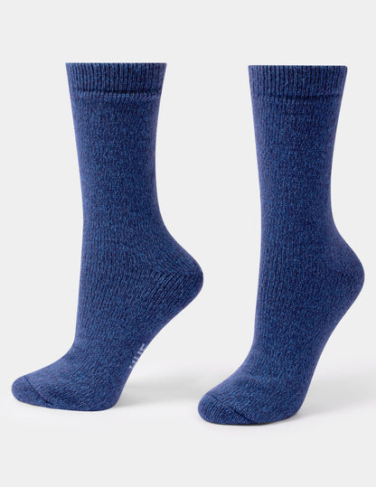 Geo Stripe Boot Sock 2 Pair Pack - Dusty Rose | Hue
