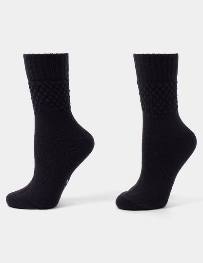 Bubbled Boot Sock - Black | Hue