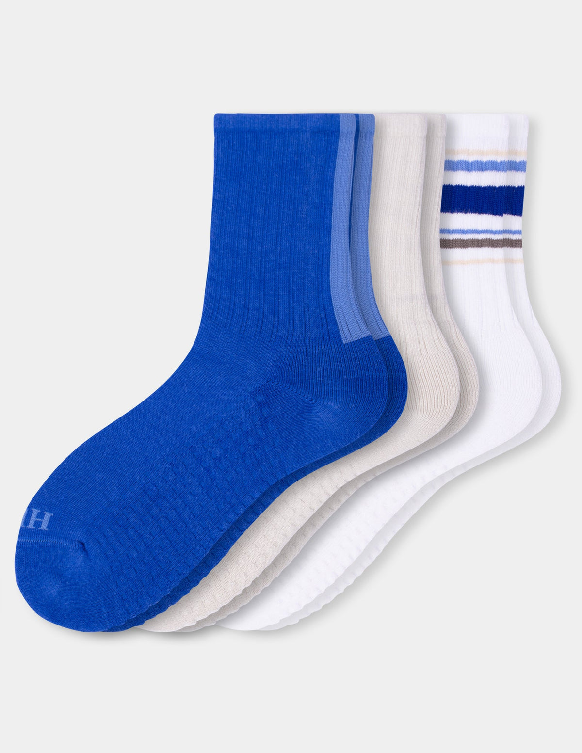 Air Cushion Sport Crew 3 Pair Pack - Dazzling Blue | Hue
