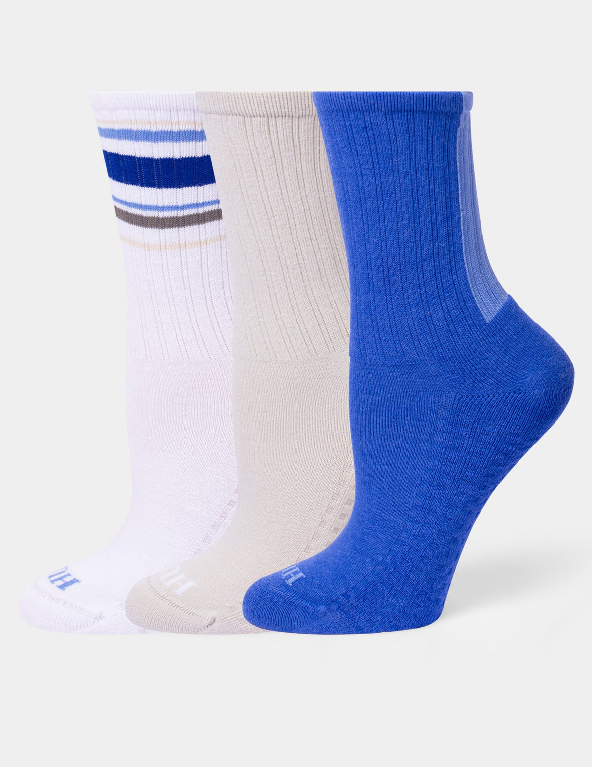 Air Cushion Sport Crew 3 Pair Pack - Dazzling Blue | Hue
