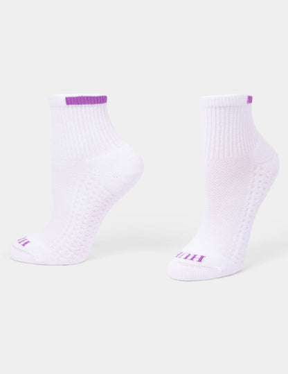 Air Cushion Mini Crew Top Socks 3 Pair Pack - Bright Tipped | Hue