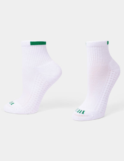 Air Cushion Mini Crew Top Socks 3 Pair Pack - Bright Tipped | Hue