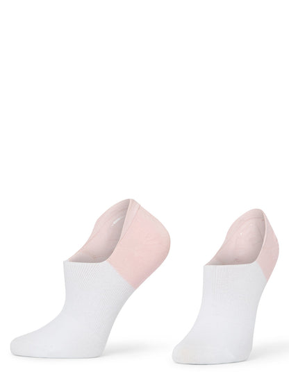 Cotton No Show Arch Hug Sock 3 Pair Pack - Color Block | Hue