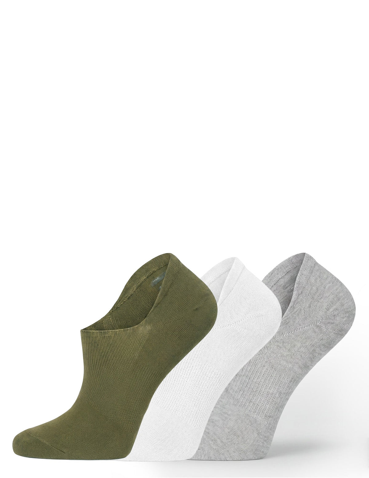 Cotton No Show Arch Hug Sock 3 Pair Pack - Earthy | Hue
