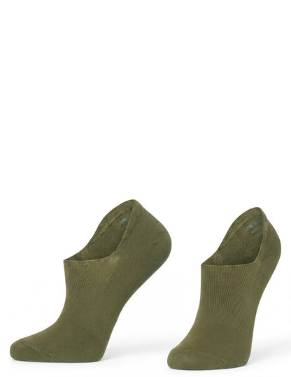 Cotton No Show Arch Hug Sock 3 Pair Pack - Earthy | Hue