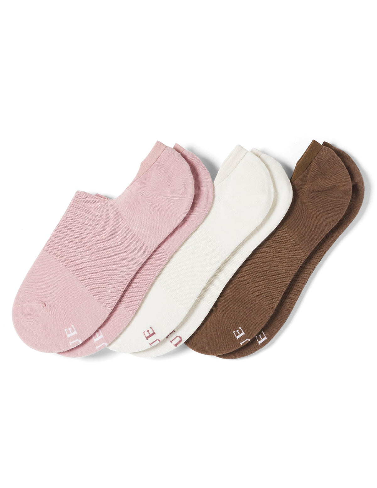Cotton No Show Arch Hug Sock 3 Pair Pack - Lilas | Hue