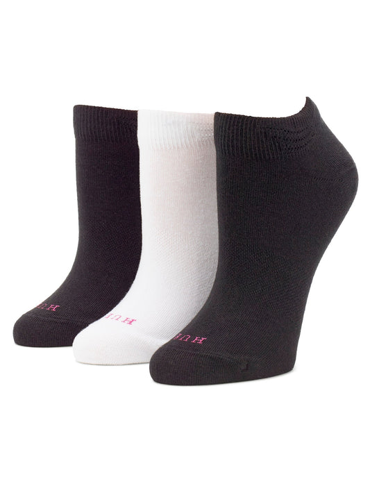 The Perfect Sneaker LowCut 3 Pair Pack - Black/White | Hue