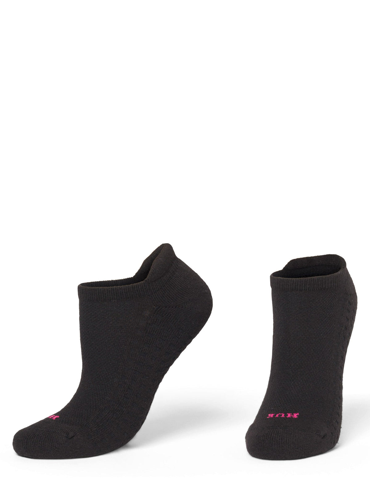 Air Cushion Tab Back No Show Sock 3 Pair Pack - Black | Hue