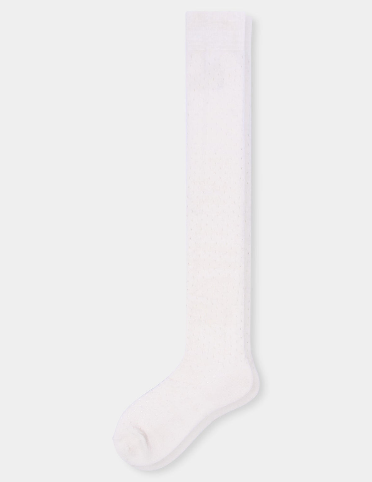 Pointelle Over The Knee Sock - Ivory | Hue
