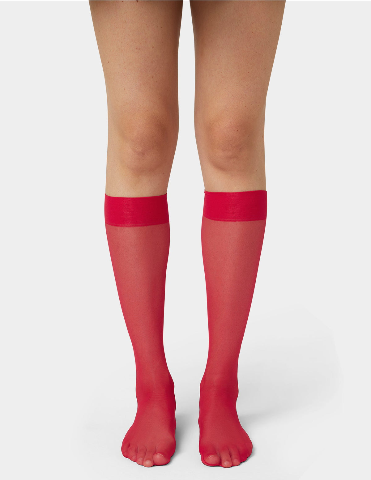 Sheer Knee High - Jester Red | Hue
