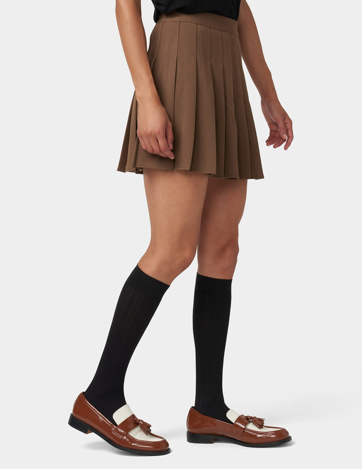 Cable Knee High - Black | Hue