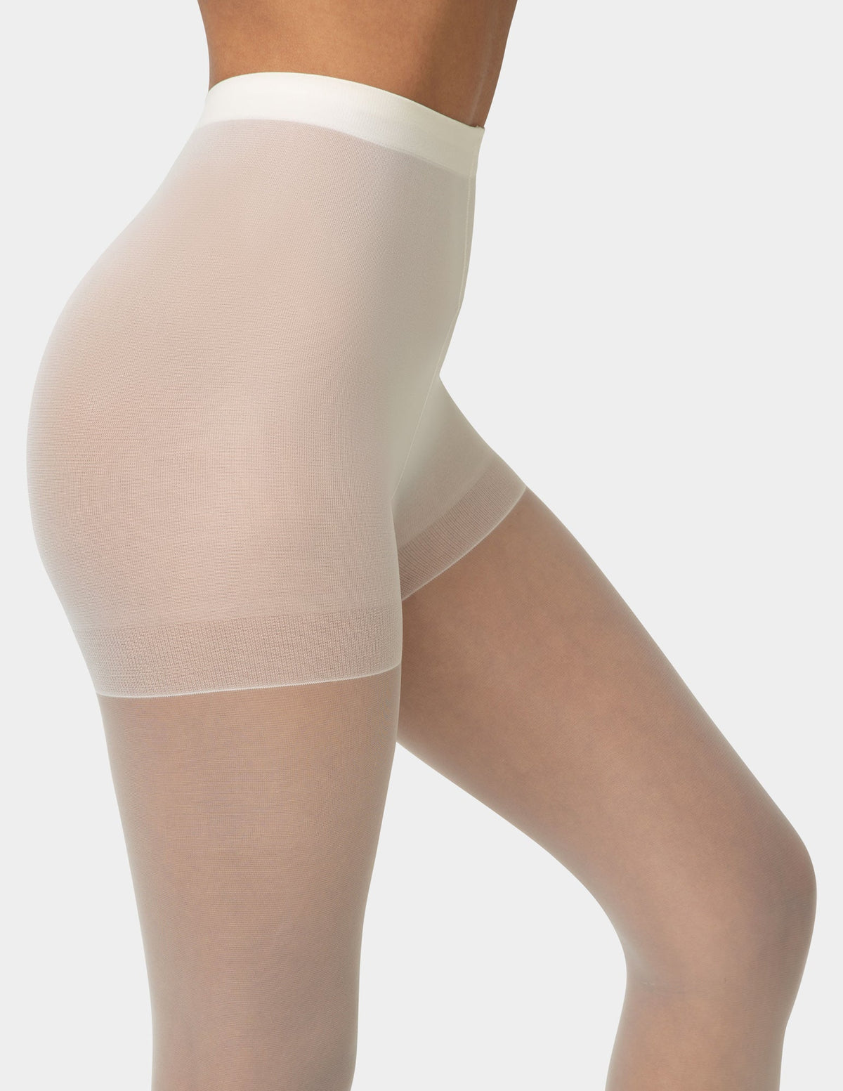 Age Defiance Control Top Pantyhose - Ivory | Hue