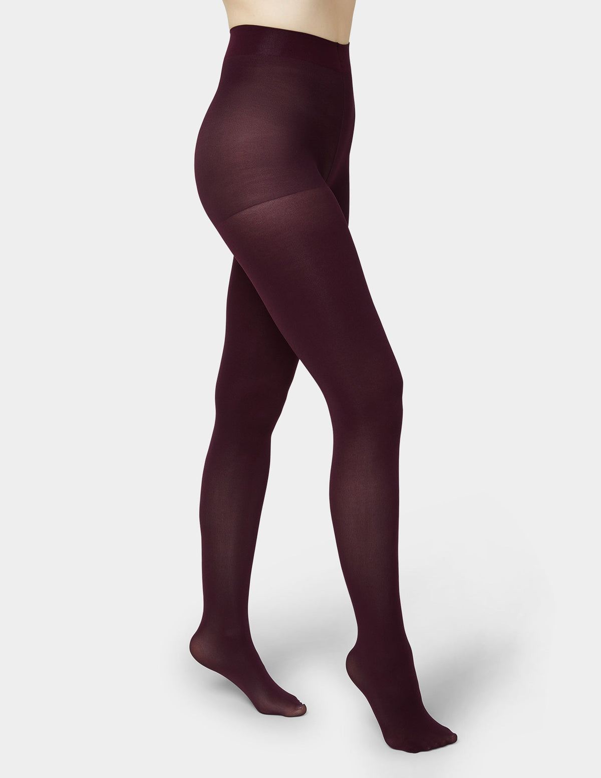 Super Opaque Control Top Tight - Black Cherry | Hue