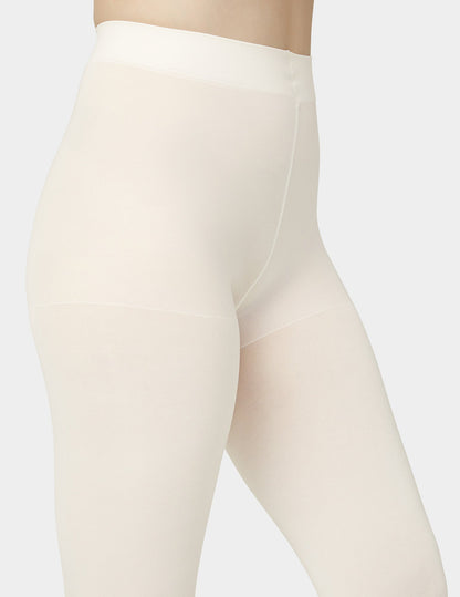 Super Opaque Control Top Tight - Ivory | Hue