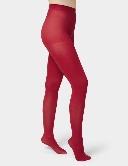 Super Opaque Control Top Tight - Jester Red | Hue
