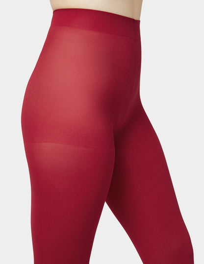 Super Opaque Control Top Tight - Jester Red | Hue