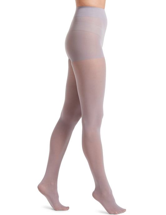 Sheer Tights with Control Top - Lilla | Hue