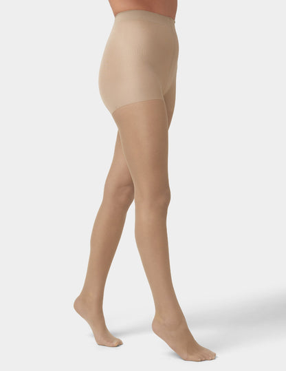 So Silky Sheer Control Top with Invisible Reinforced Toe - Tan | Hue