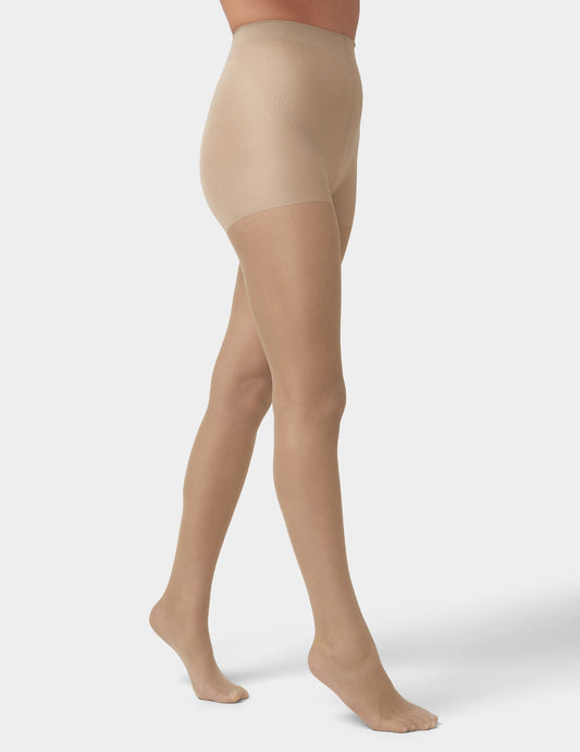 So Silky Sheer Control Top with Invisible Reinforced Toe - Tan | Hue