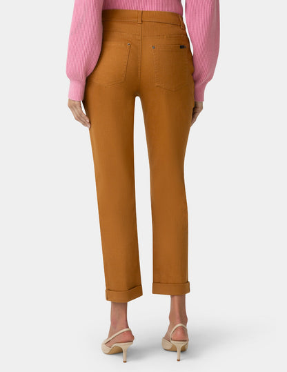 Girlfriend Mid-Rise Denim Pant - Caramel Cafe | Hue