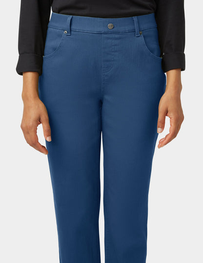 Girlfriend Mid-Rise Denim Pant - Medium Wash | Hue