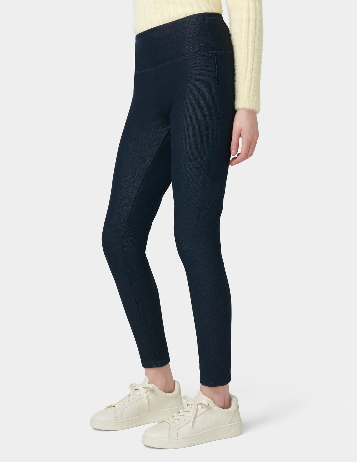 Plush Lined Denim Legging - Midnight Rinse | Hue