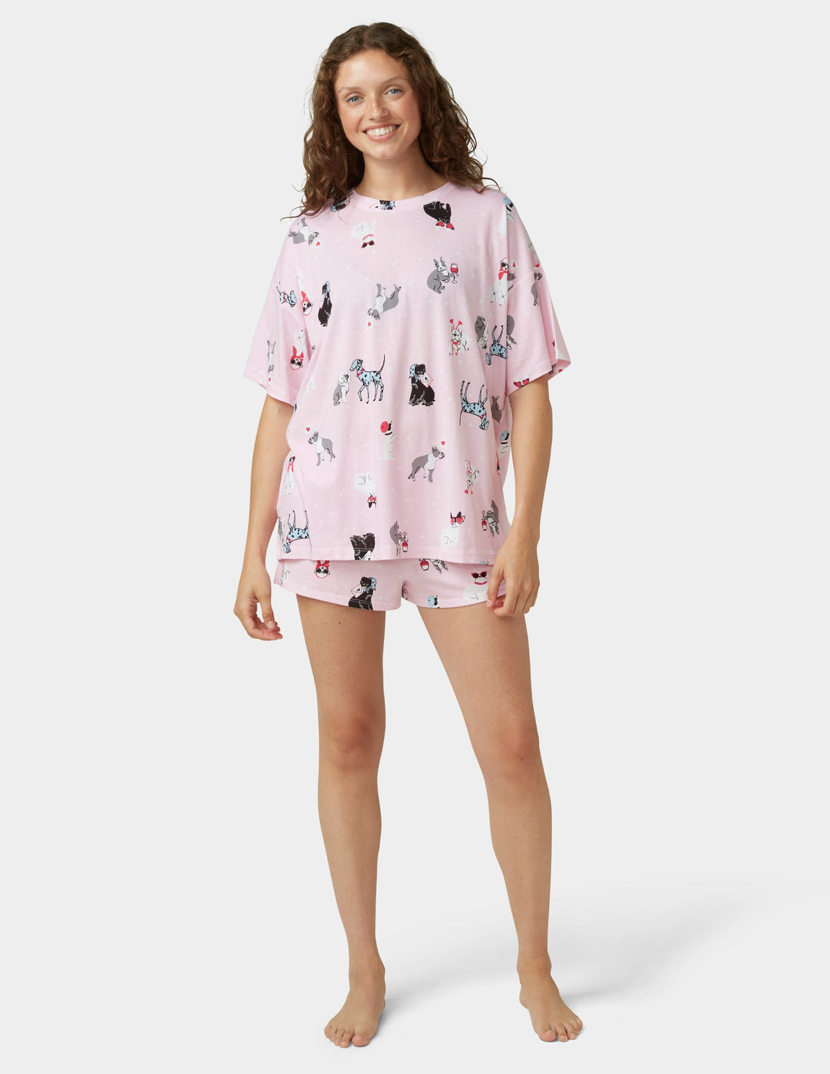 Put A Bow On It PJ Set - Pink Lady | Hue
