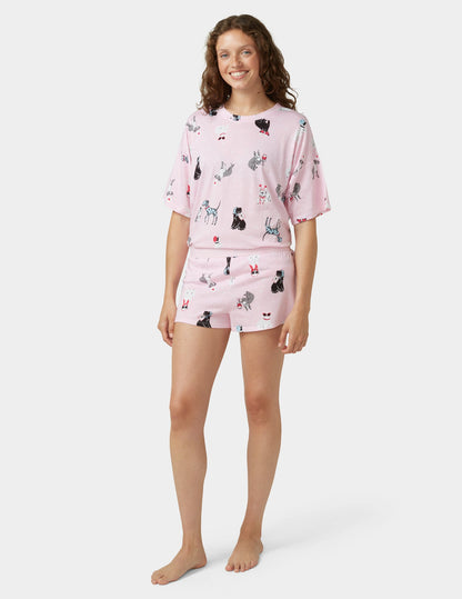 Put A Bow On It PJ Set - Pink Lady | Hue