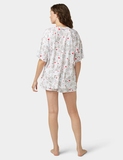 Put A Bow On It PJ Set - Bright White | Hue