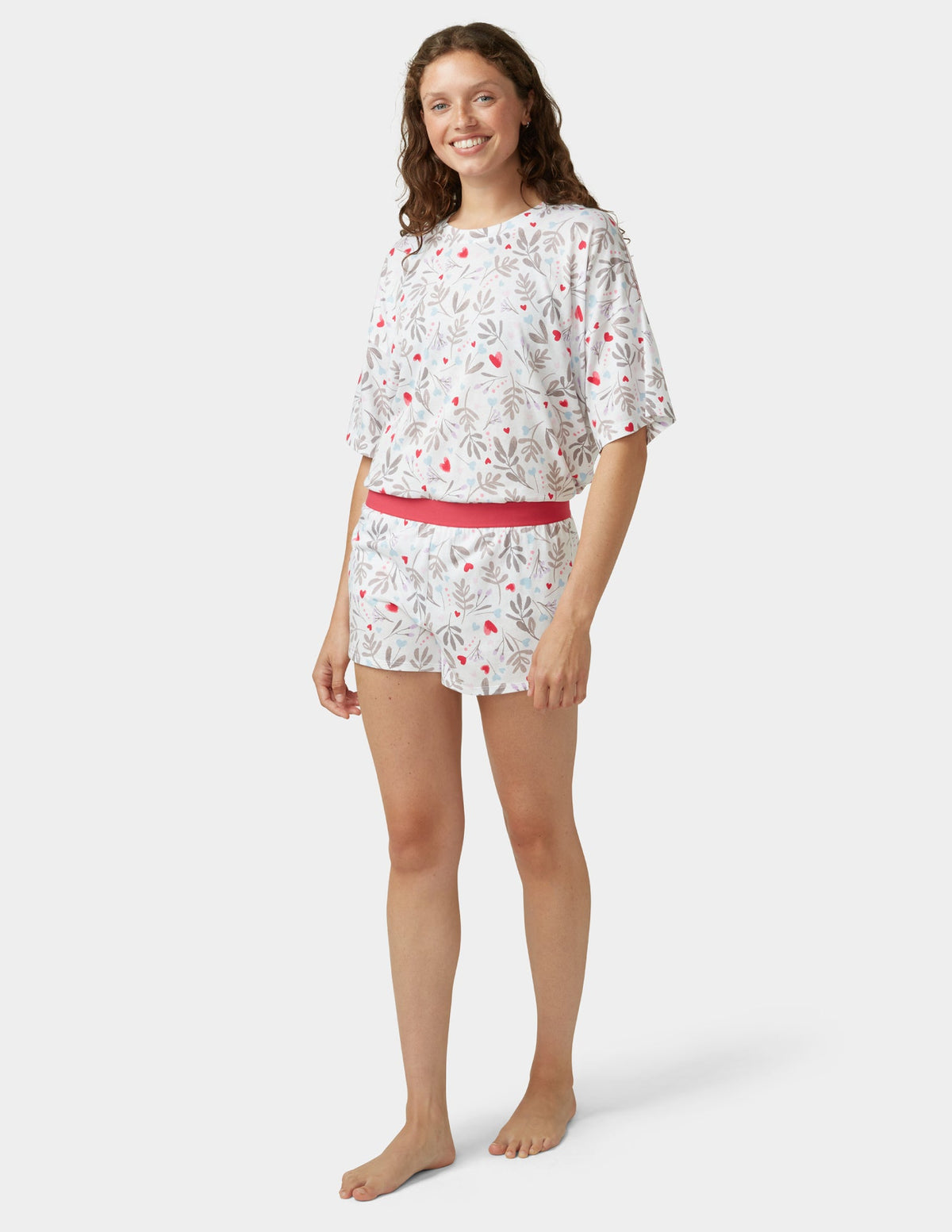 Put A Bow On It PJ Set - Bright White | Hue
