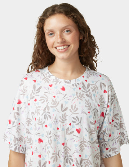 Put A Bow On It PJ Set - Bright White | Hue