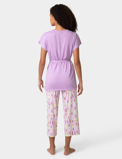 Mama Jama 3 Piece PJ Set - African Violet | Hue