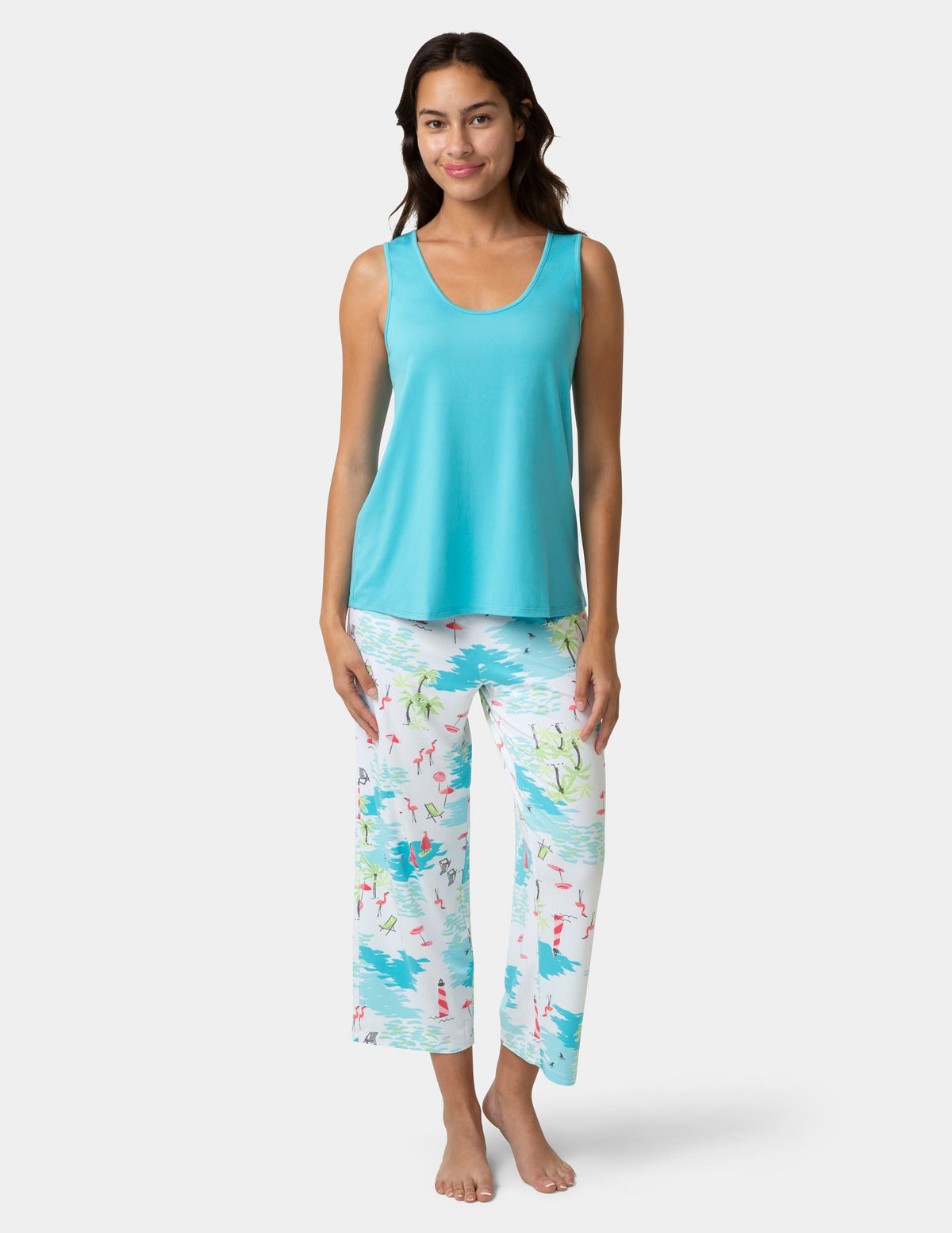 Mama Jama 3 Piece PJ Set - Blue Mist | Hue